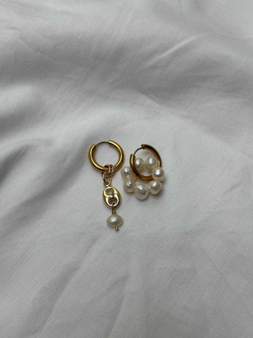 Mono créole dorée//grain de café & perle #4