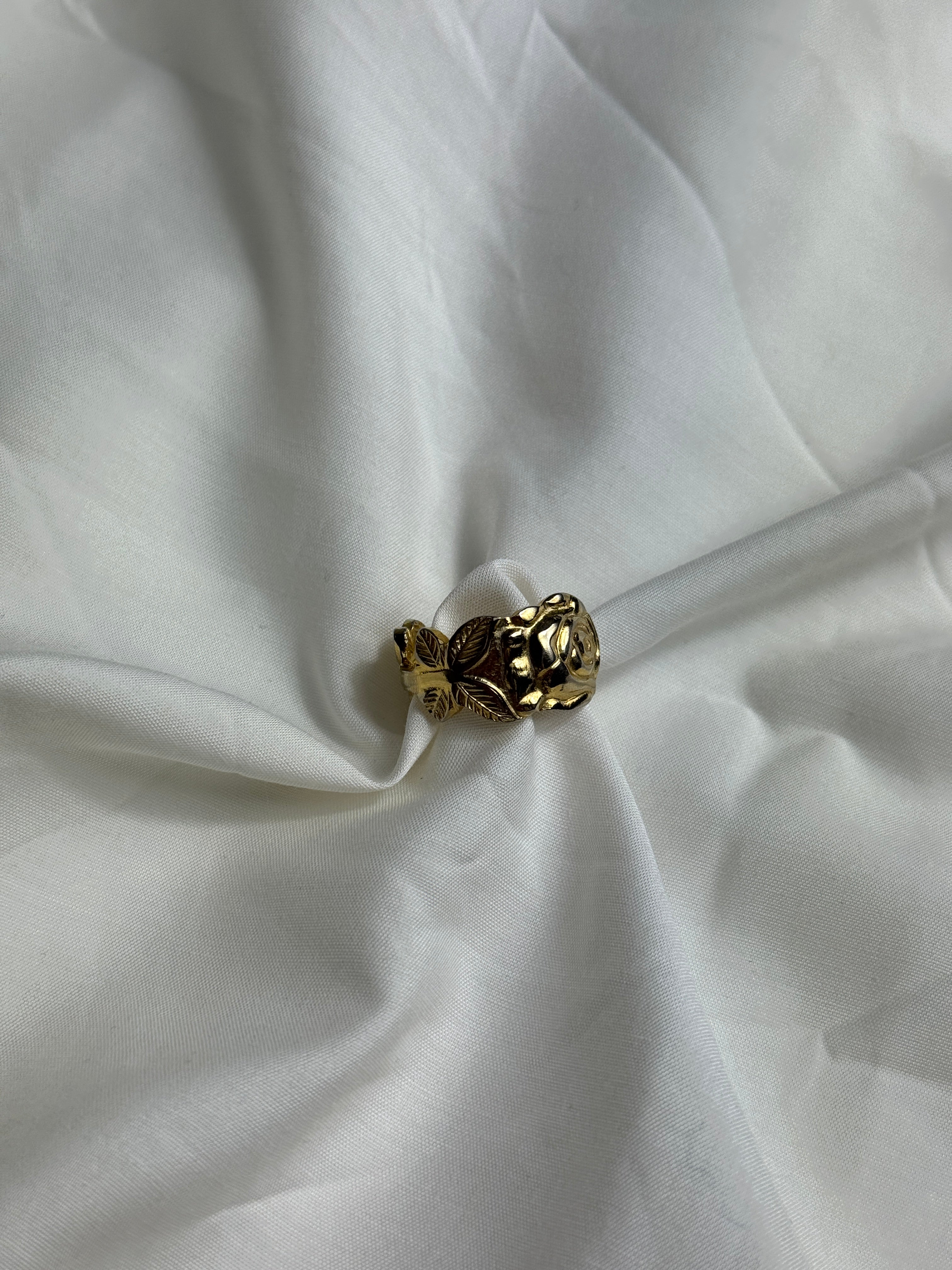 Bague Rose dorée #1