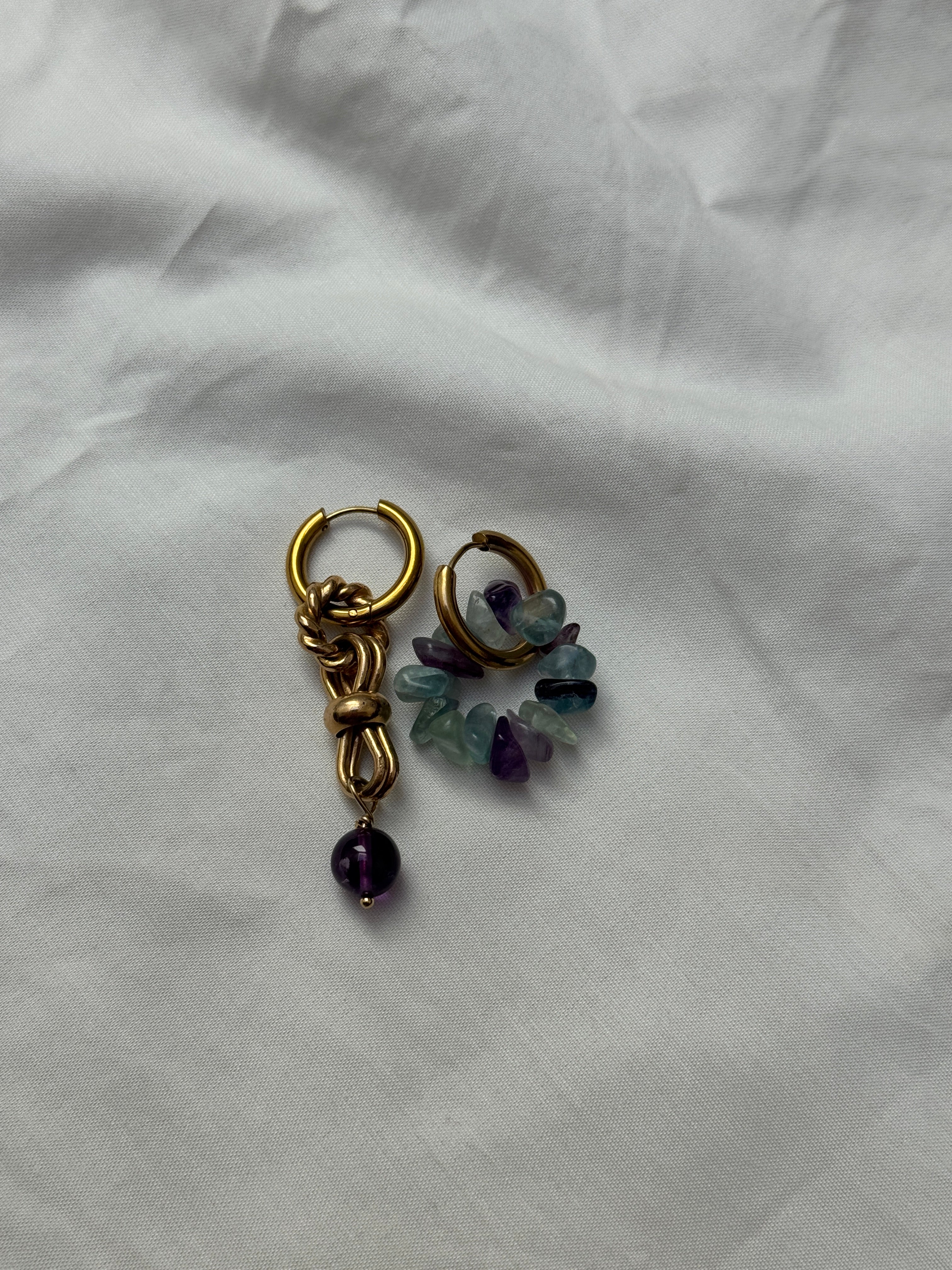 Mono créole dorée & perles diverses