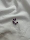 Earcuff perle d’eau douce & Améthyste