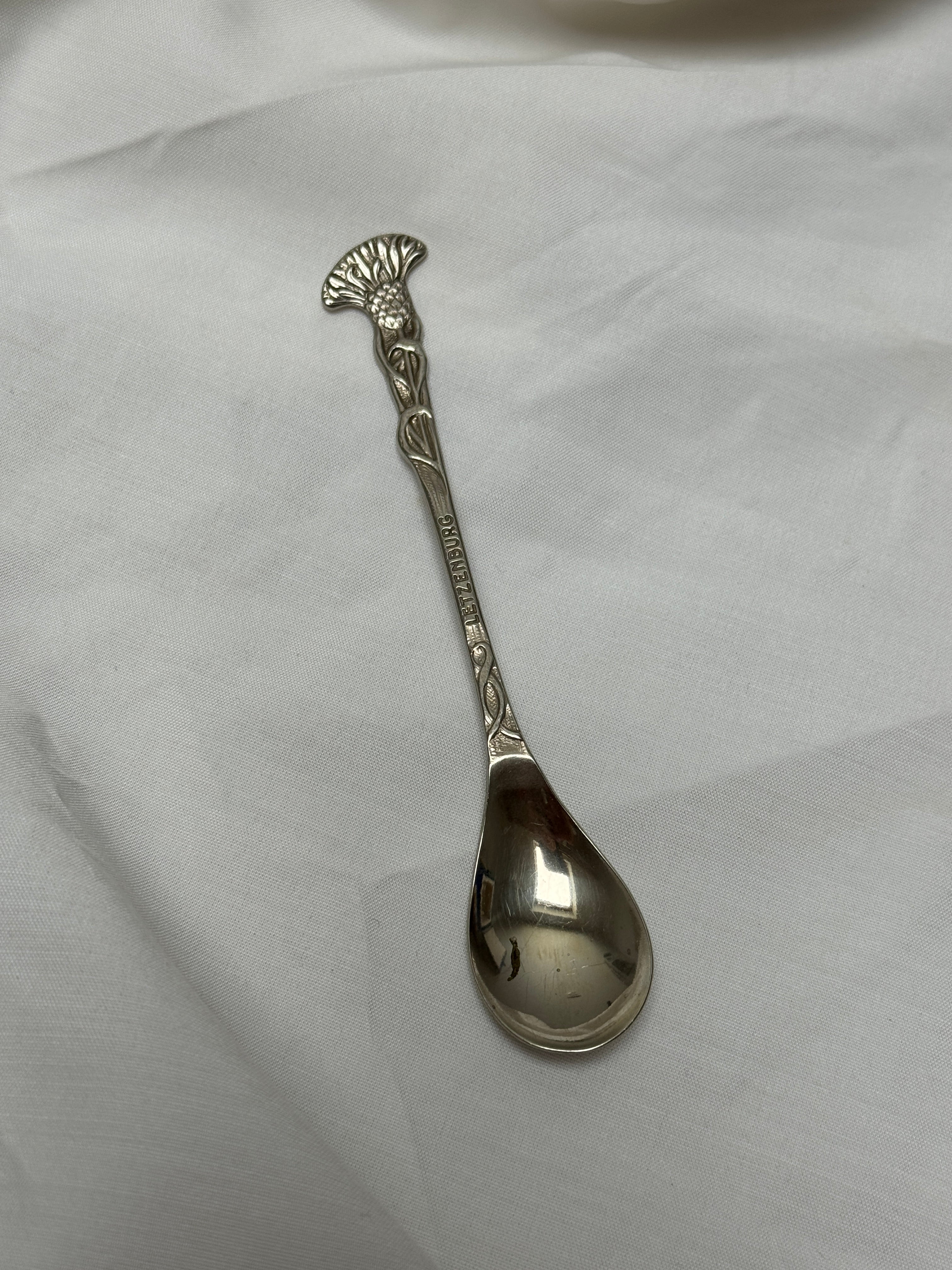 Bague bleuet argentée