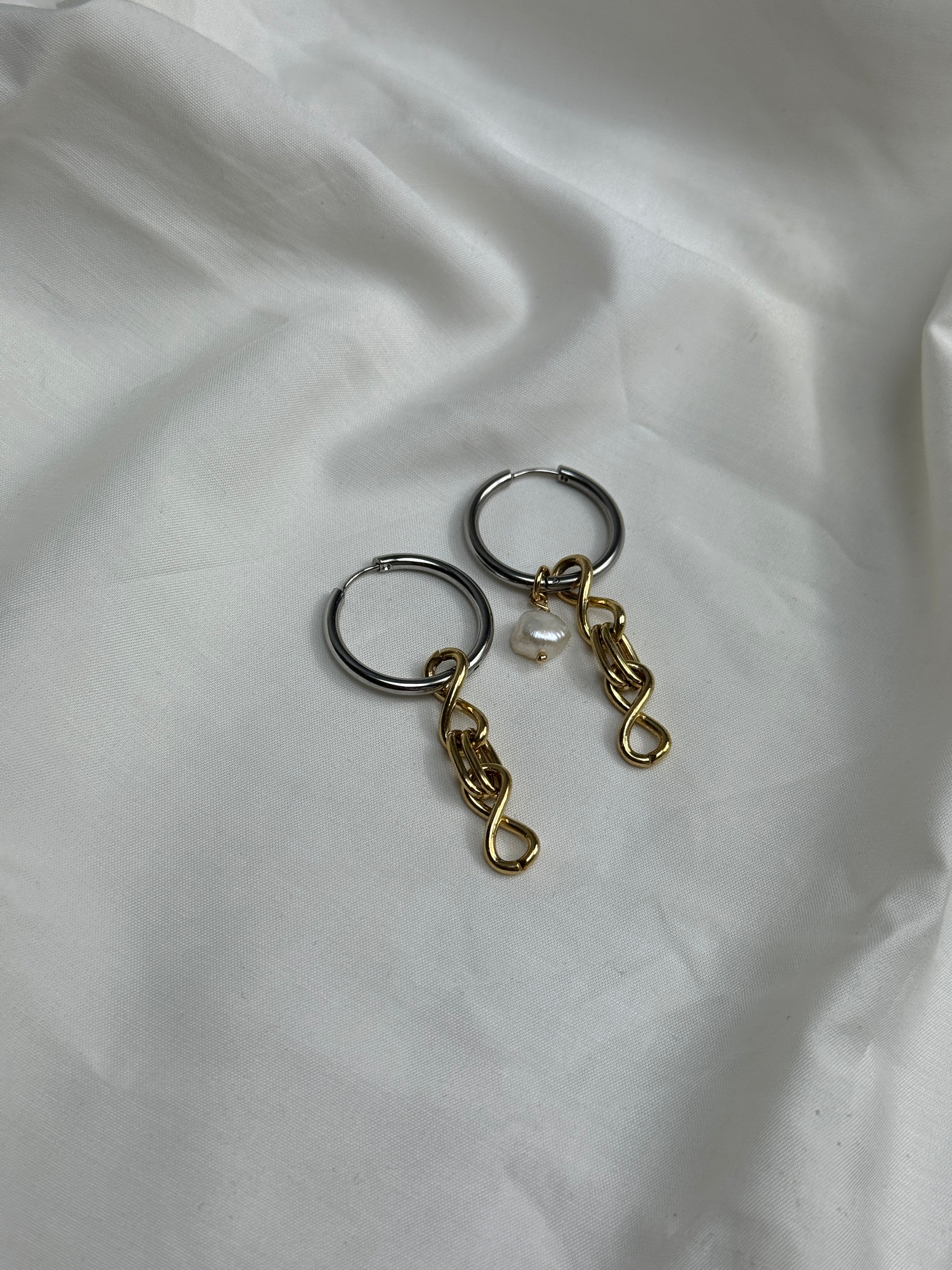 Paire grandes créoles mix & match #2