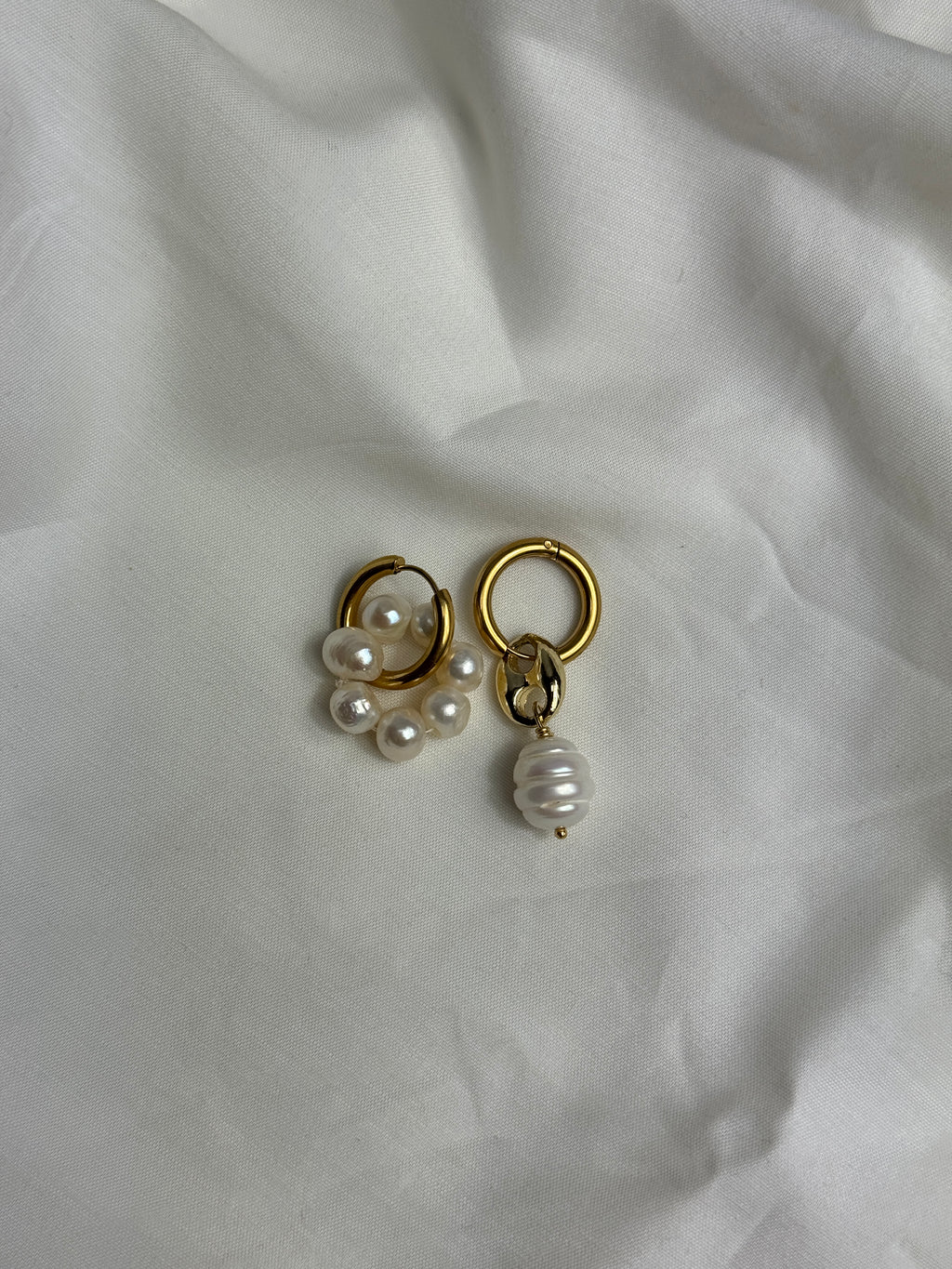 Mono créole dorée & perles d’eau douce