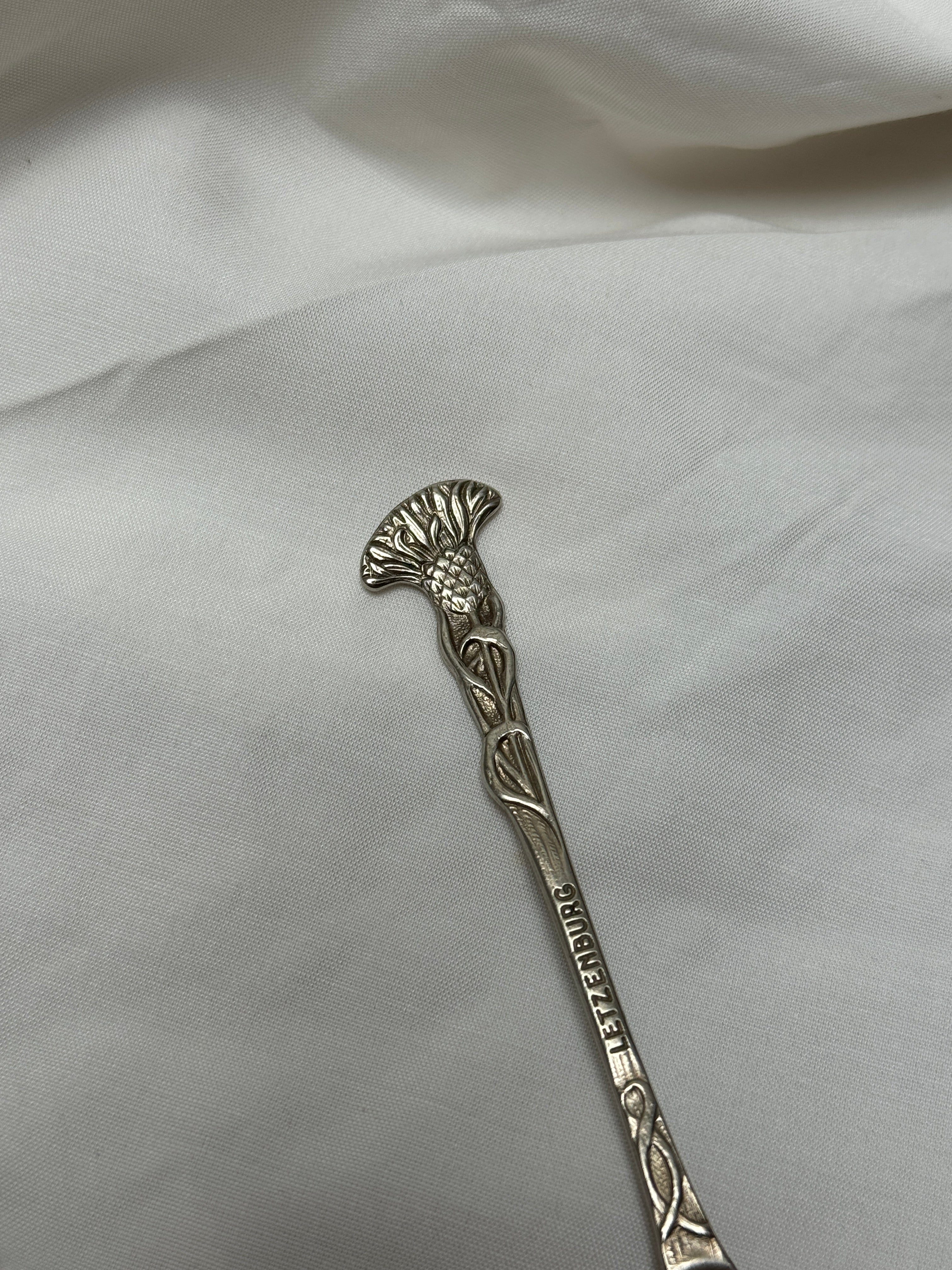 Bague bleuet argentée