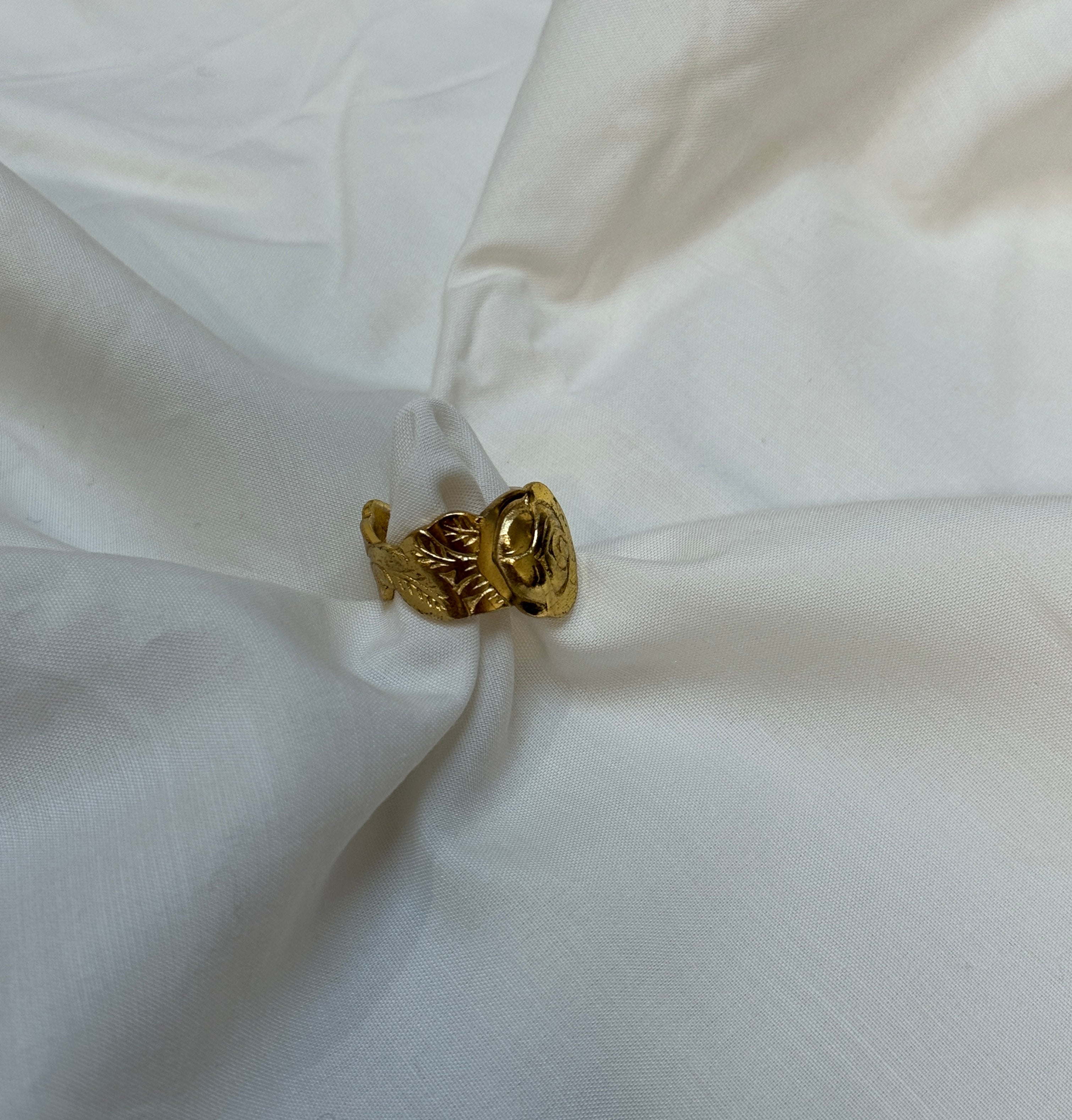 Bague Rose dorée #2