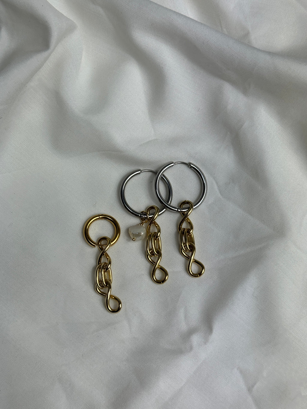 Paire grandes créoles mix & match #2