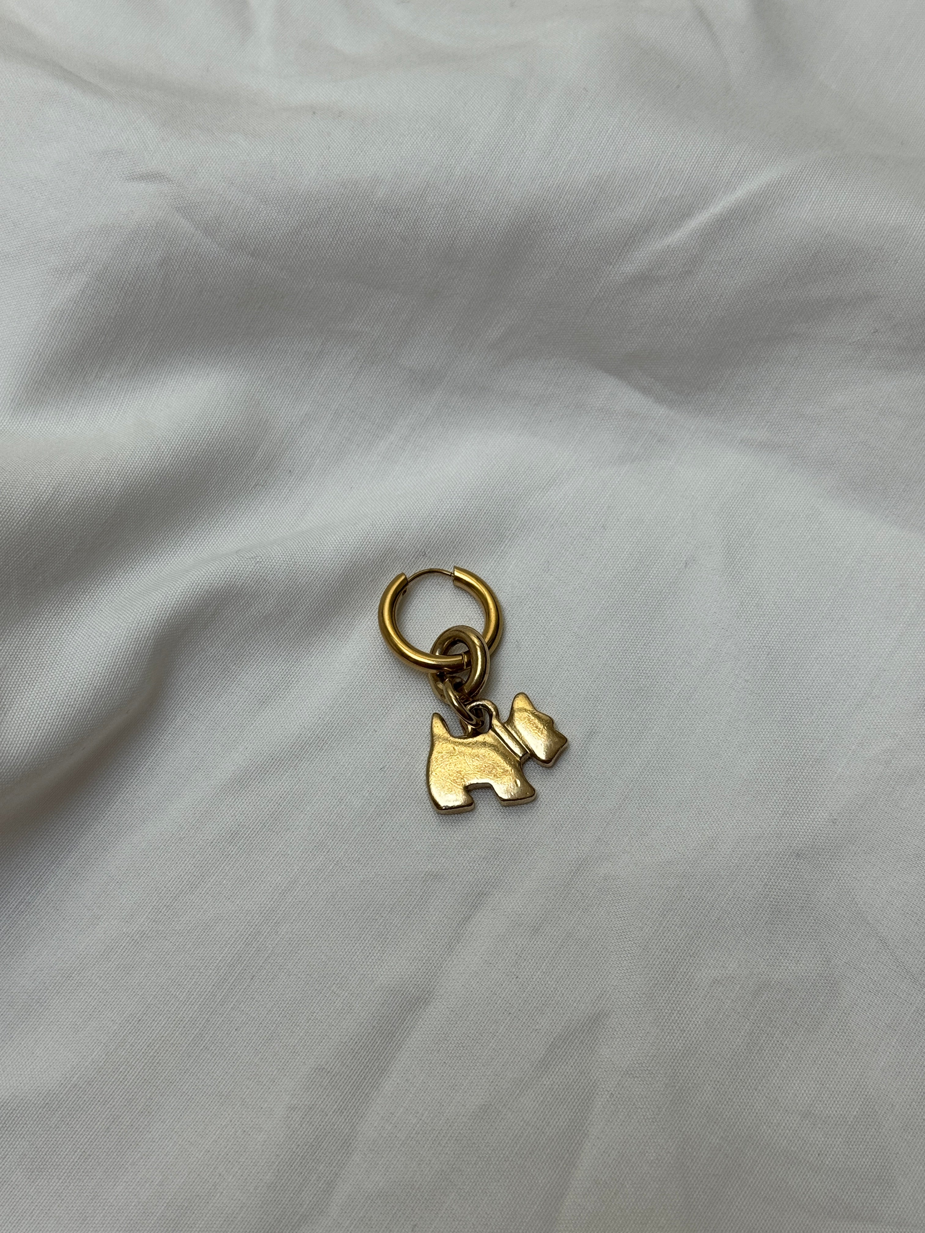 Mono créole dorée & petit chien Agatha