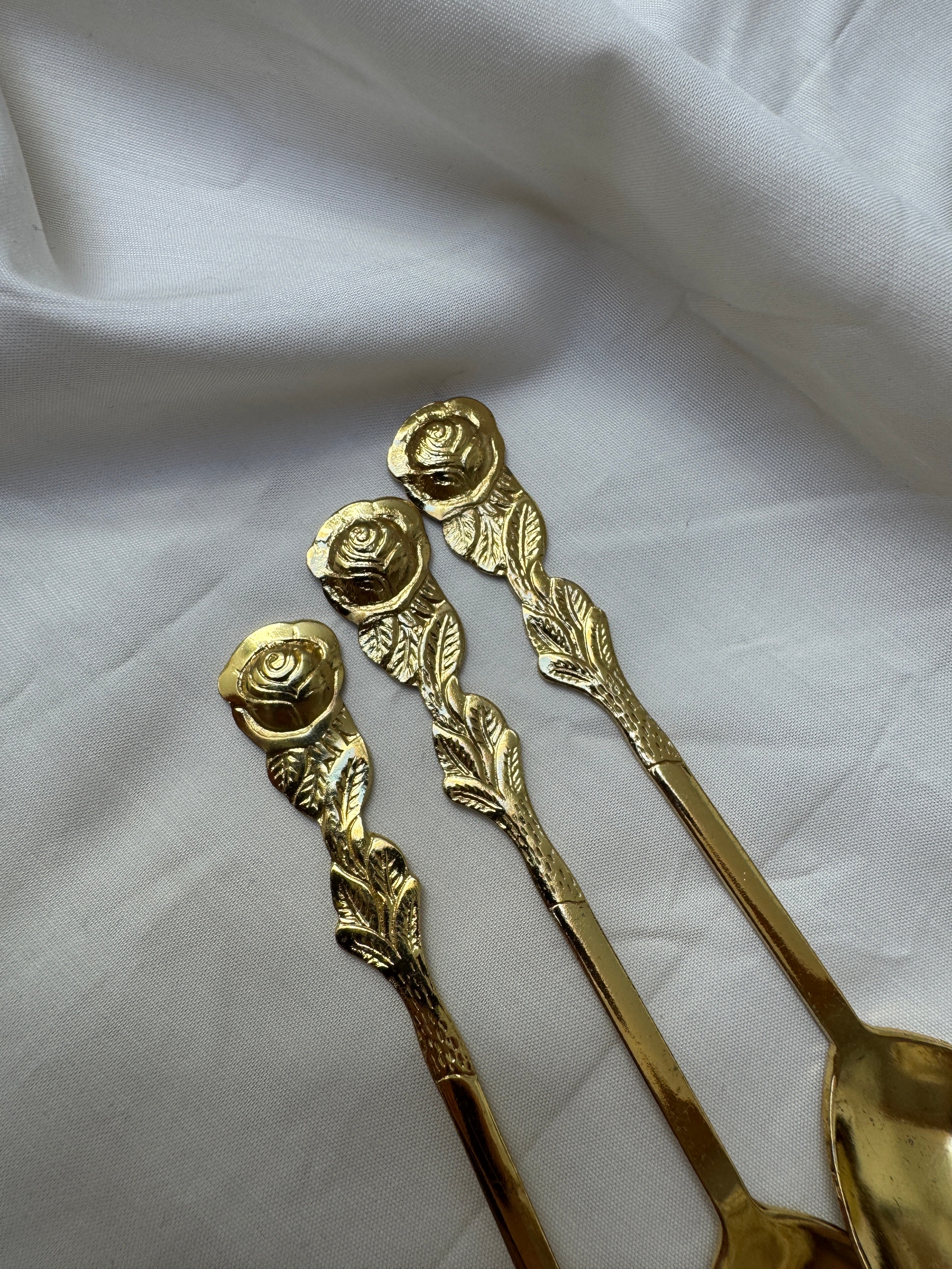 Bague Rose dorée #2