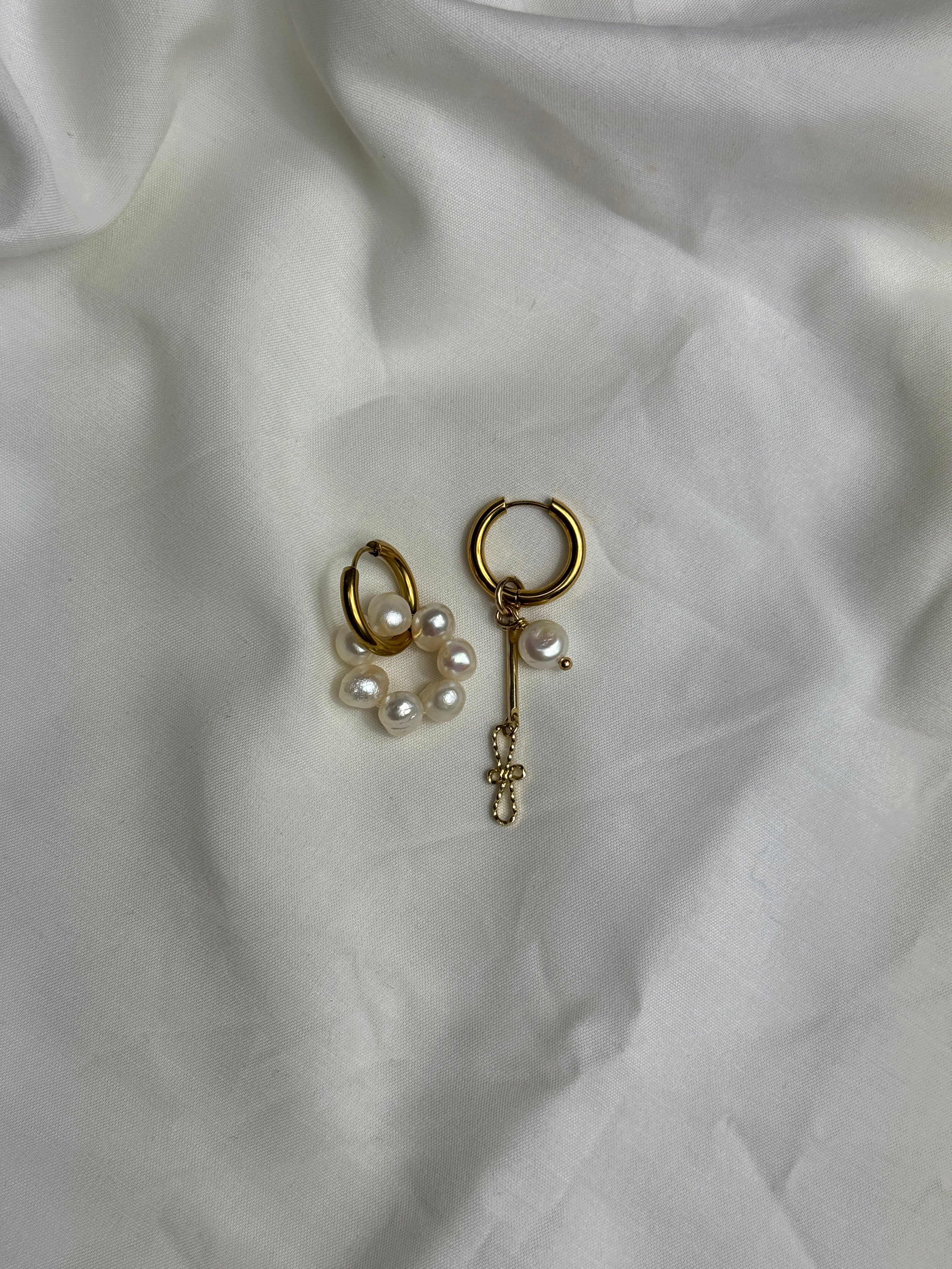 Mono créole dorée//chaîne & perle #4