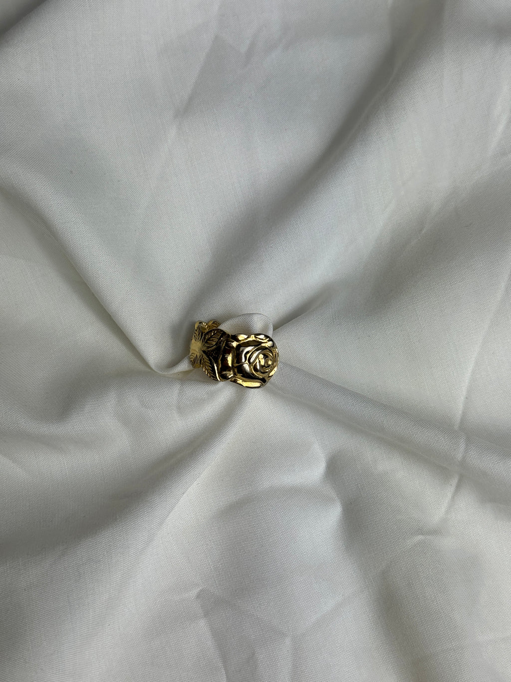 Bague Rose dorée #1