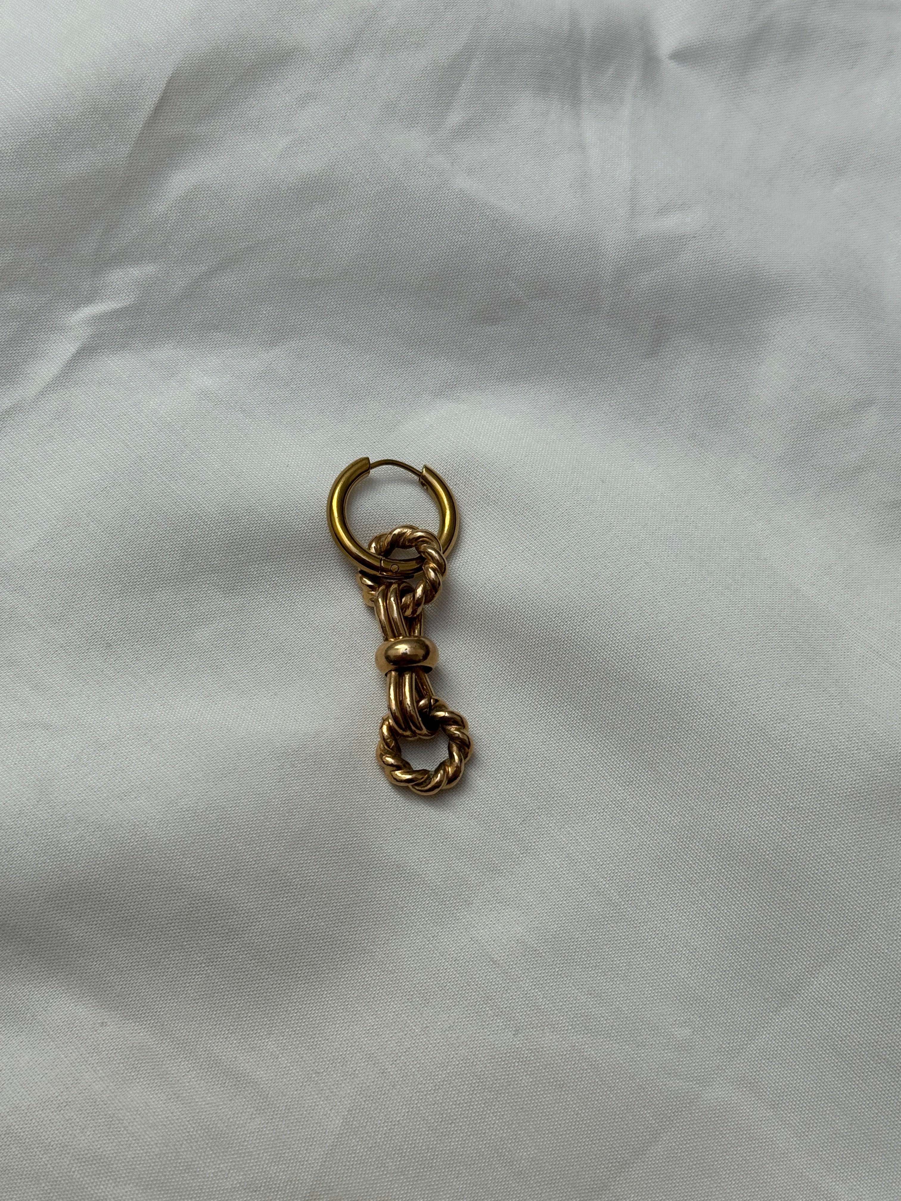 Mono créole dorée//chaîne ronds torsadés