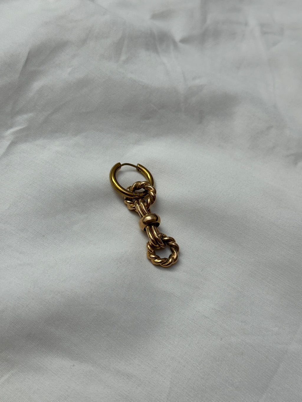 Mono créole dorée//chaîne ronds torsadés