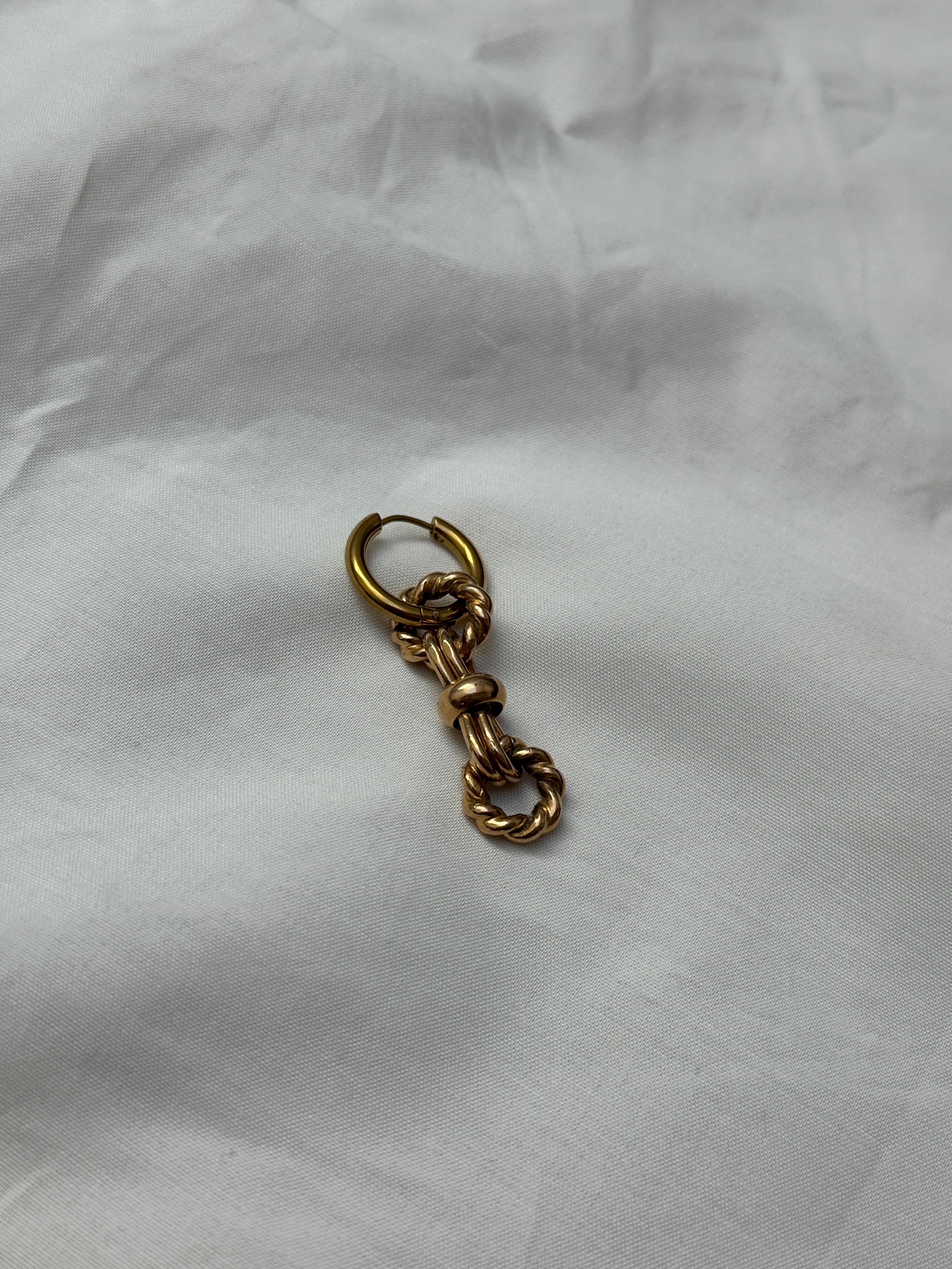 Mono créole dorée//chaîne ronds torsadés