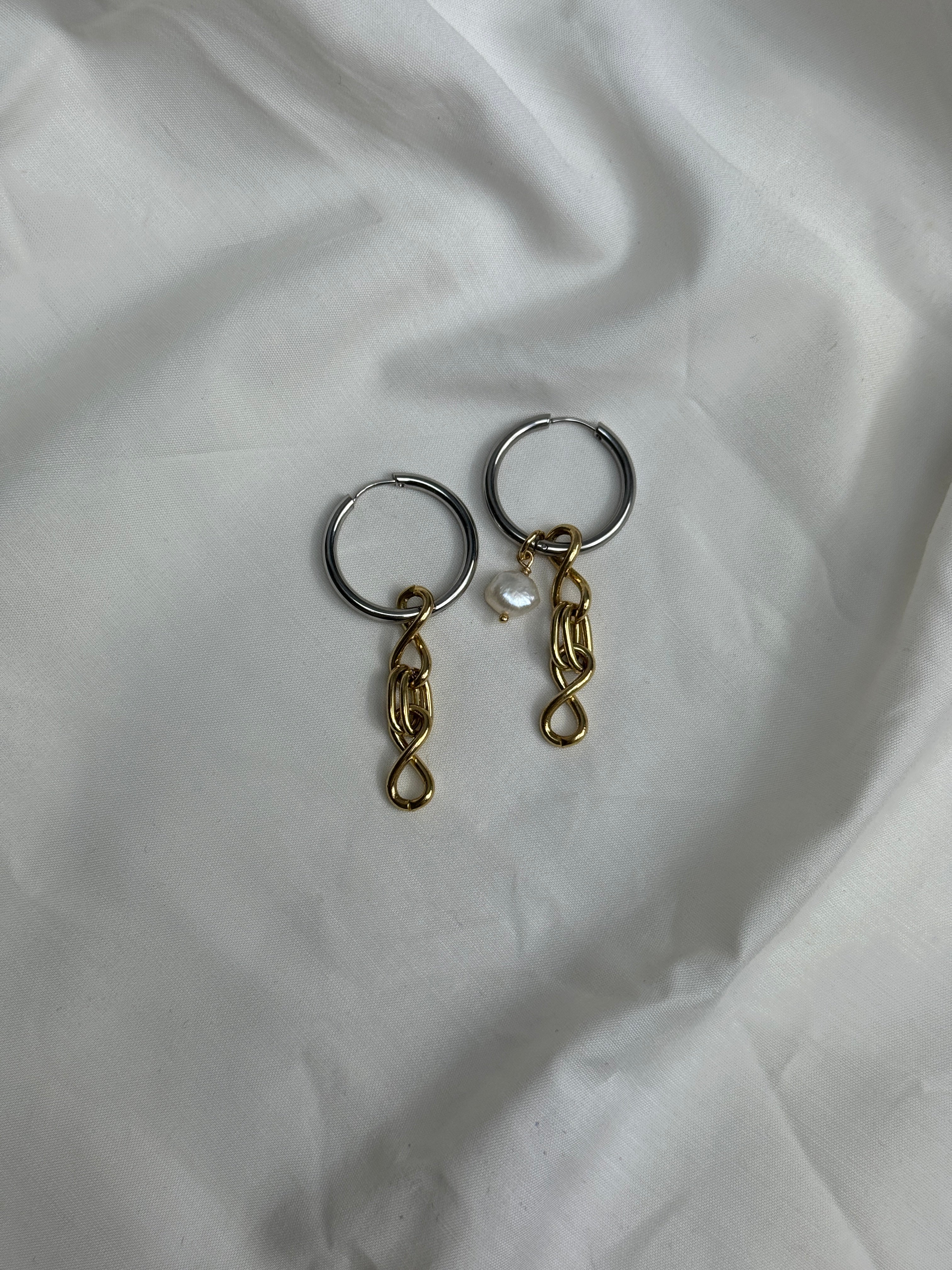 Paire grandes créoles mix & match #2