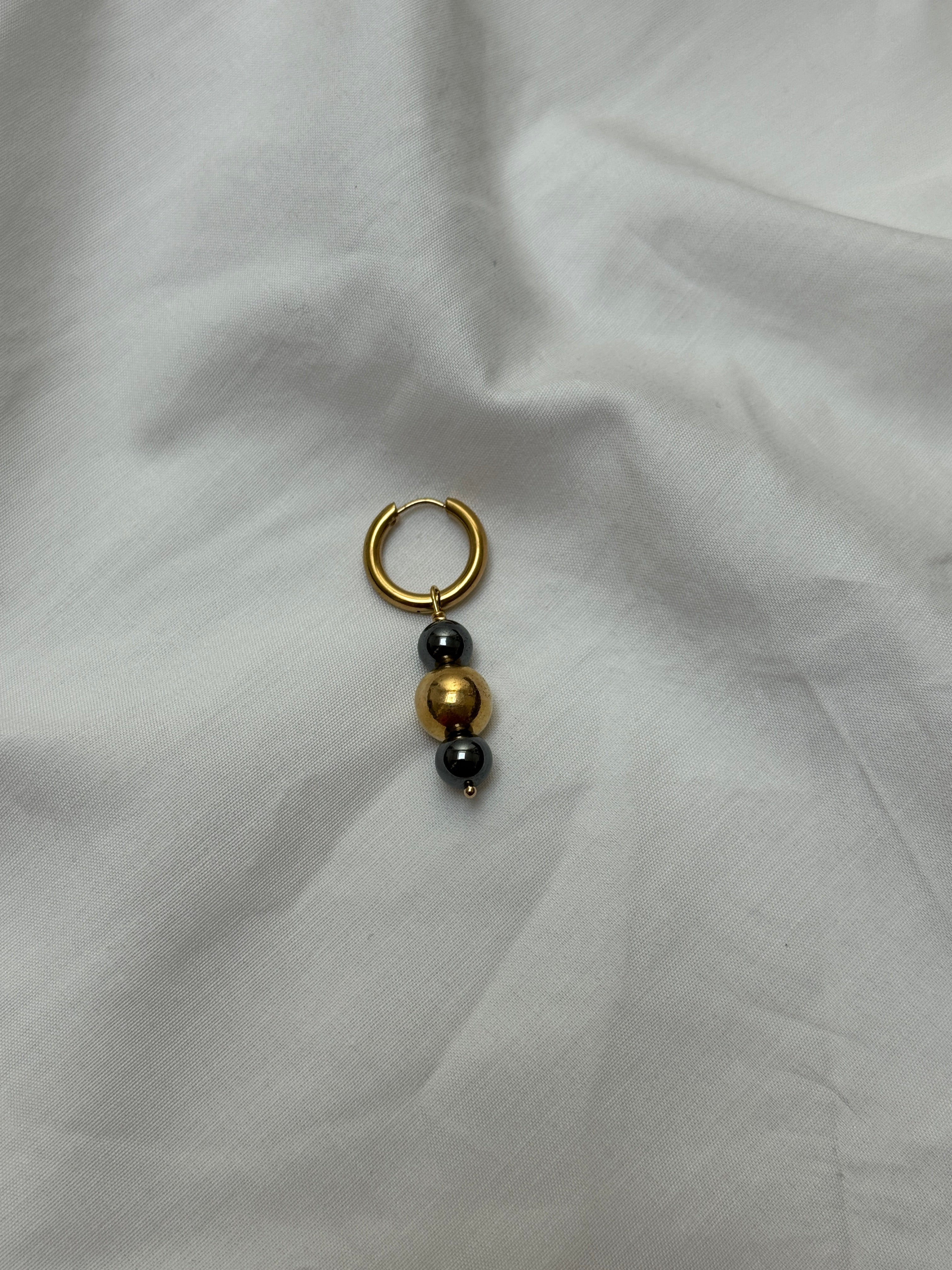 Mono créole dorée & perles mixtes