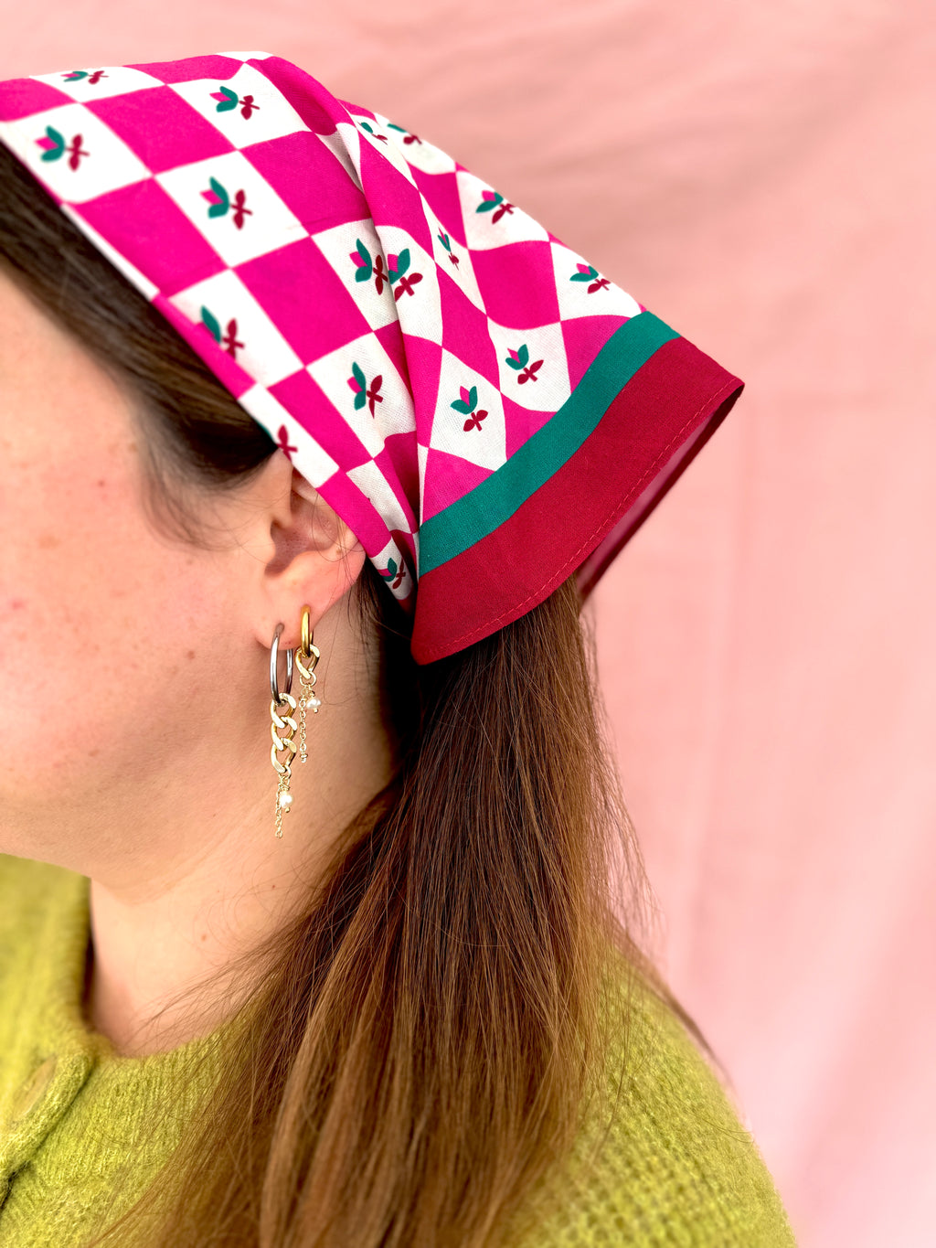 Mono créole dorée//chaîne & perle #5