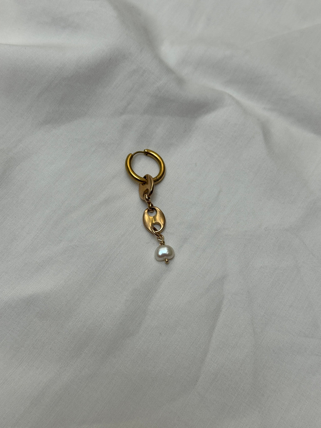 Mono créole dorée//grain de café & perle #3