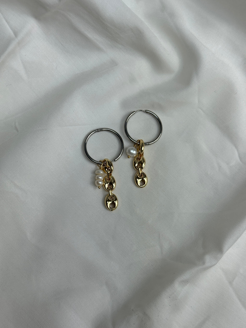 Paire grandes créoles mix & match #3