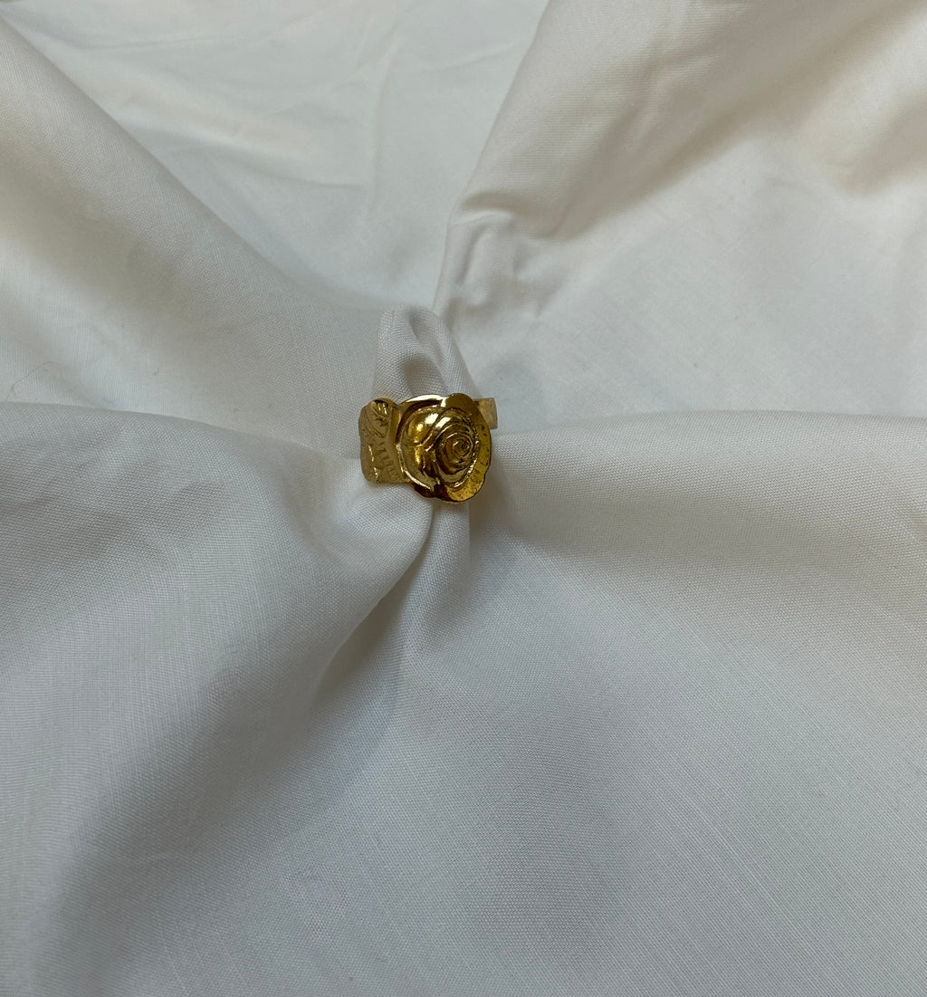Bague Rose dorée #2