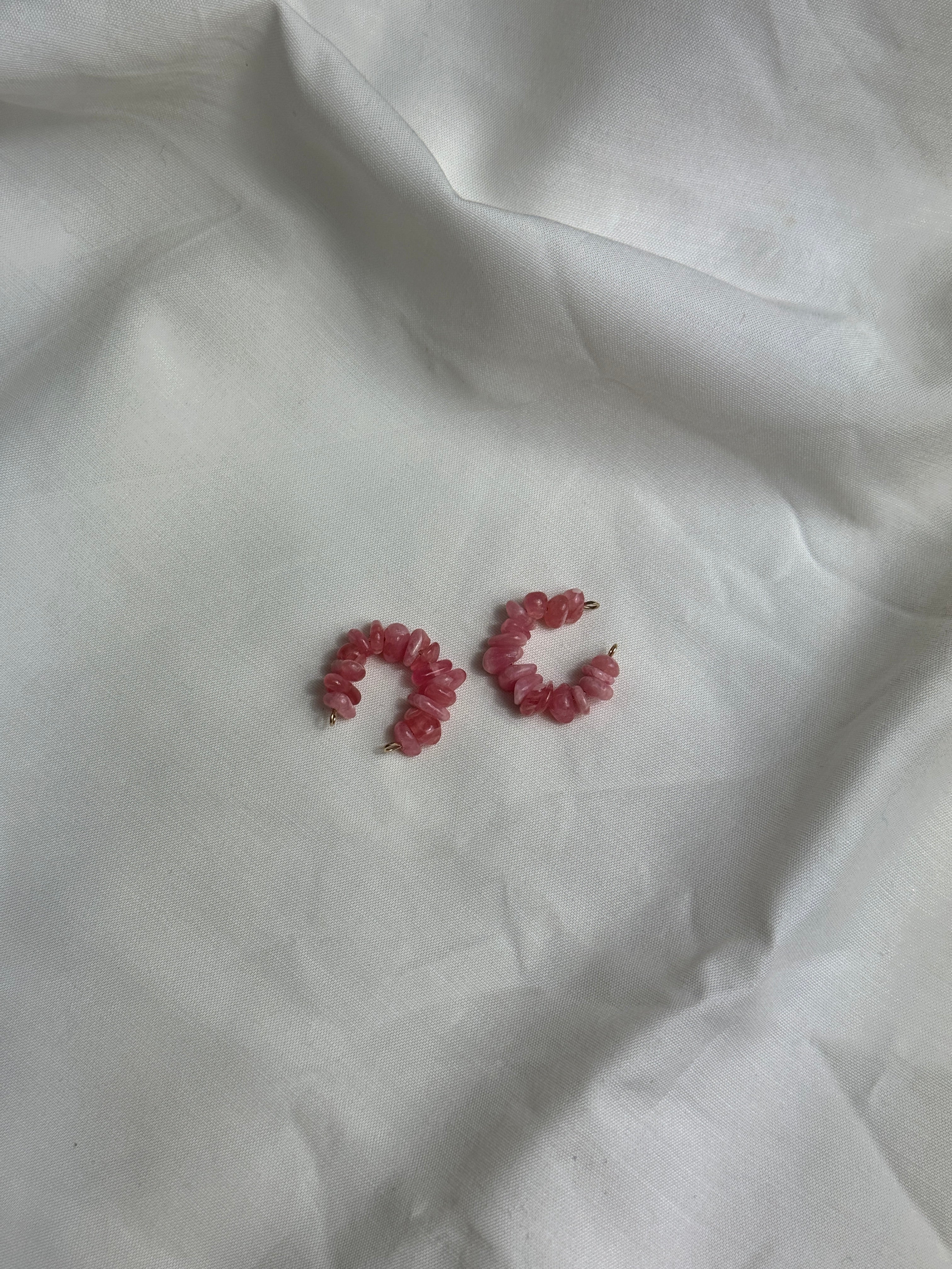 Earcuff en Quartz rose