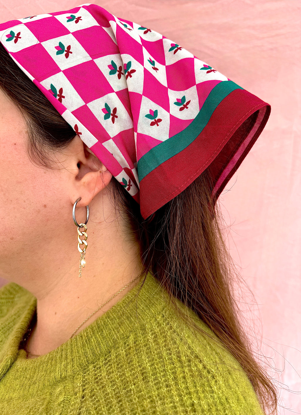 Paire grandes créoles mix & match #5