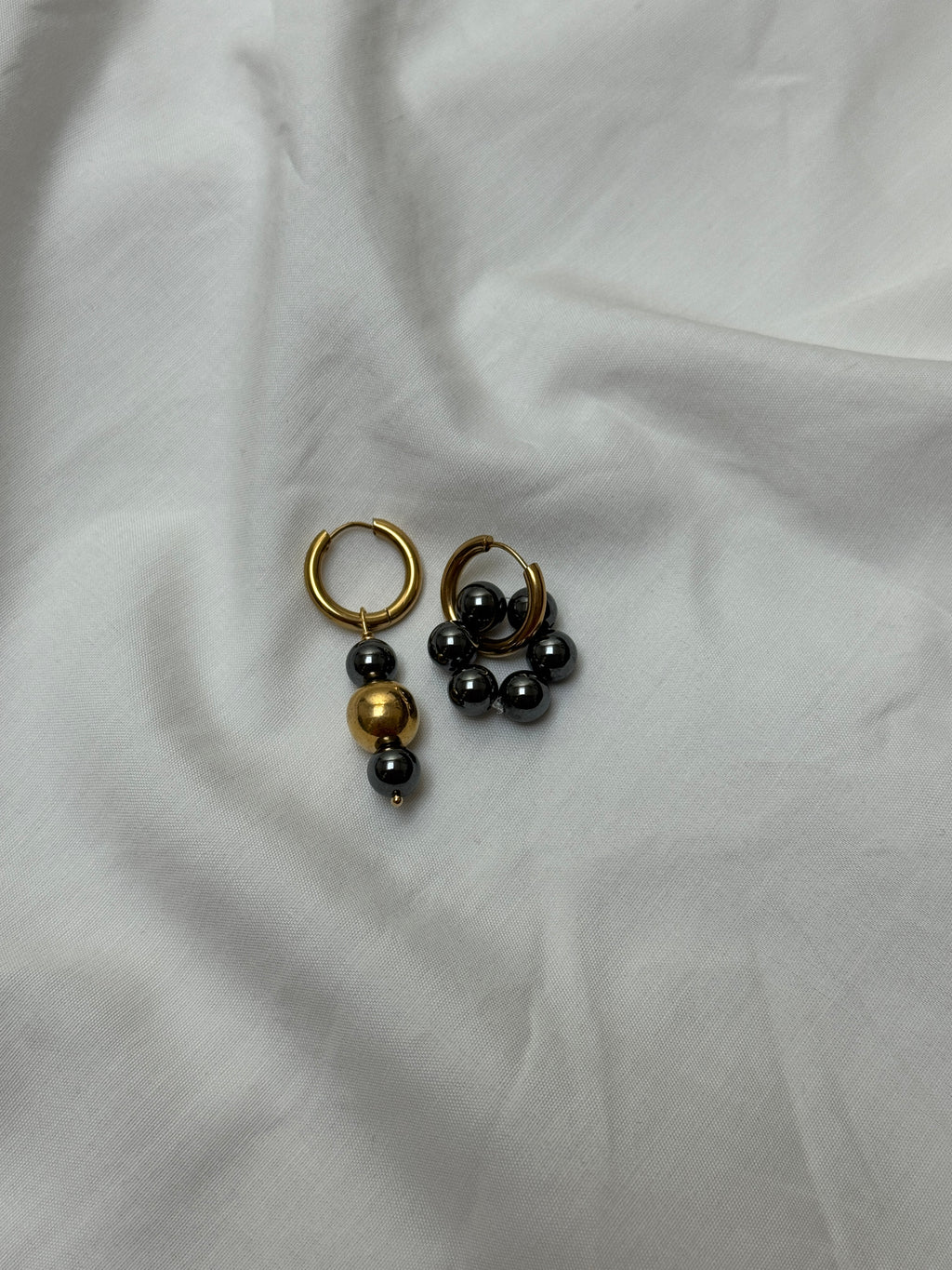 Mono créole dorée & perles mixtes