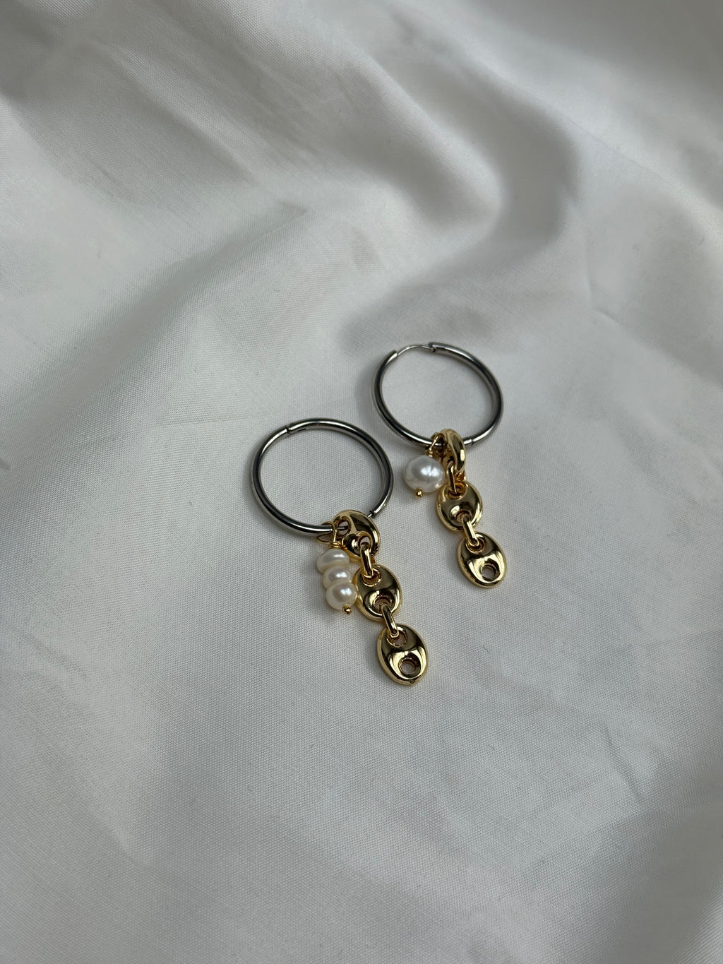 Paire grandes créoles mix & match #3