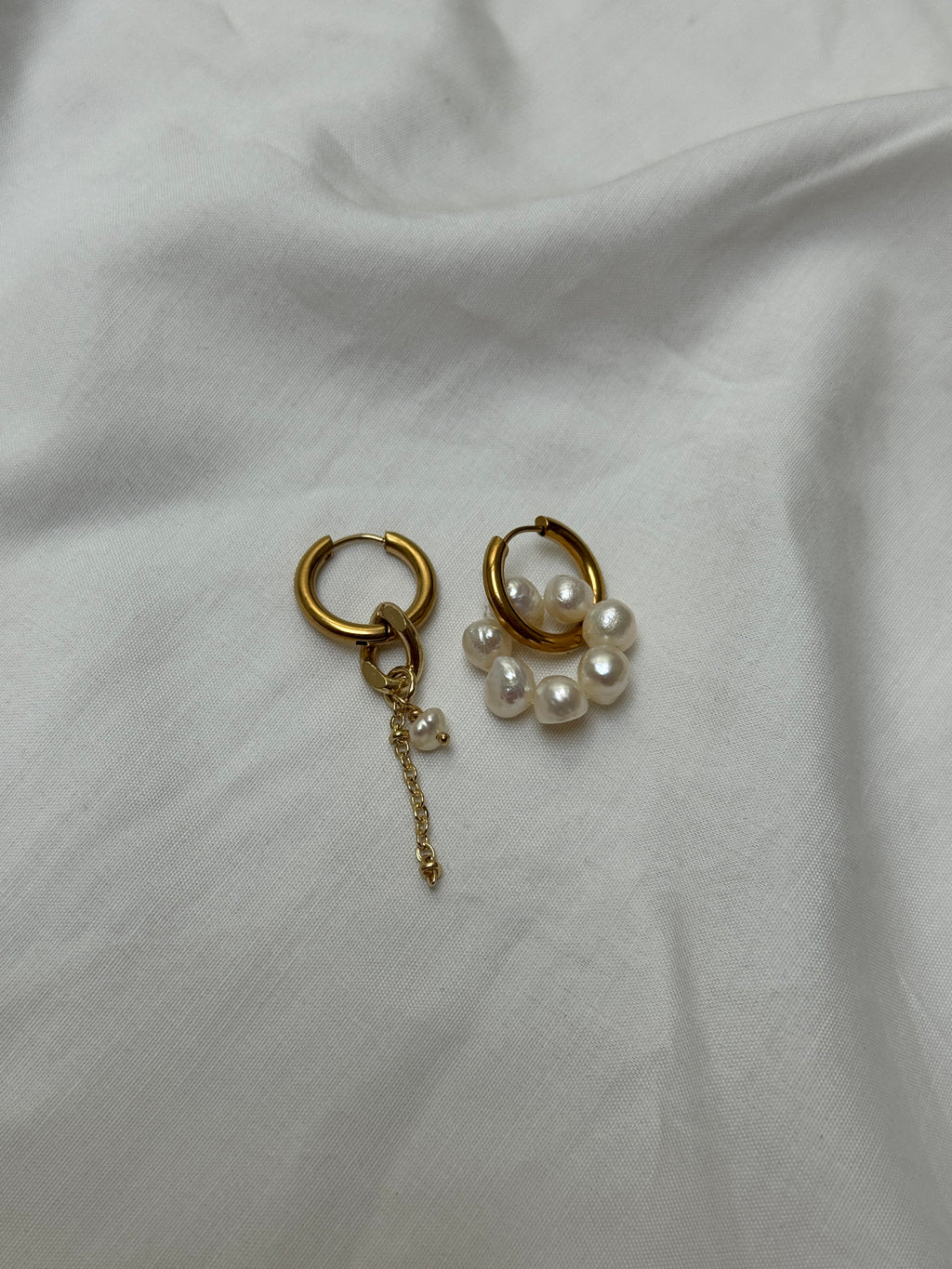 Mono créole dorée//chaîne & perle #5