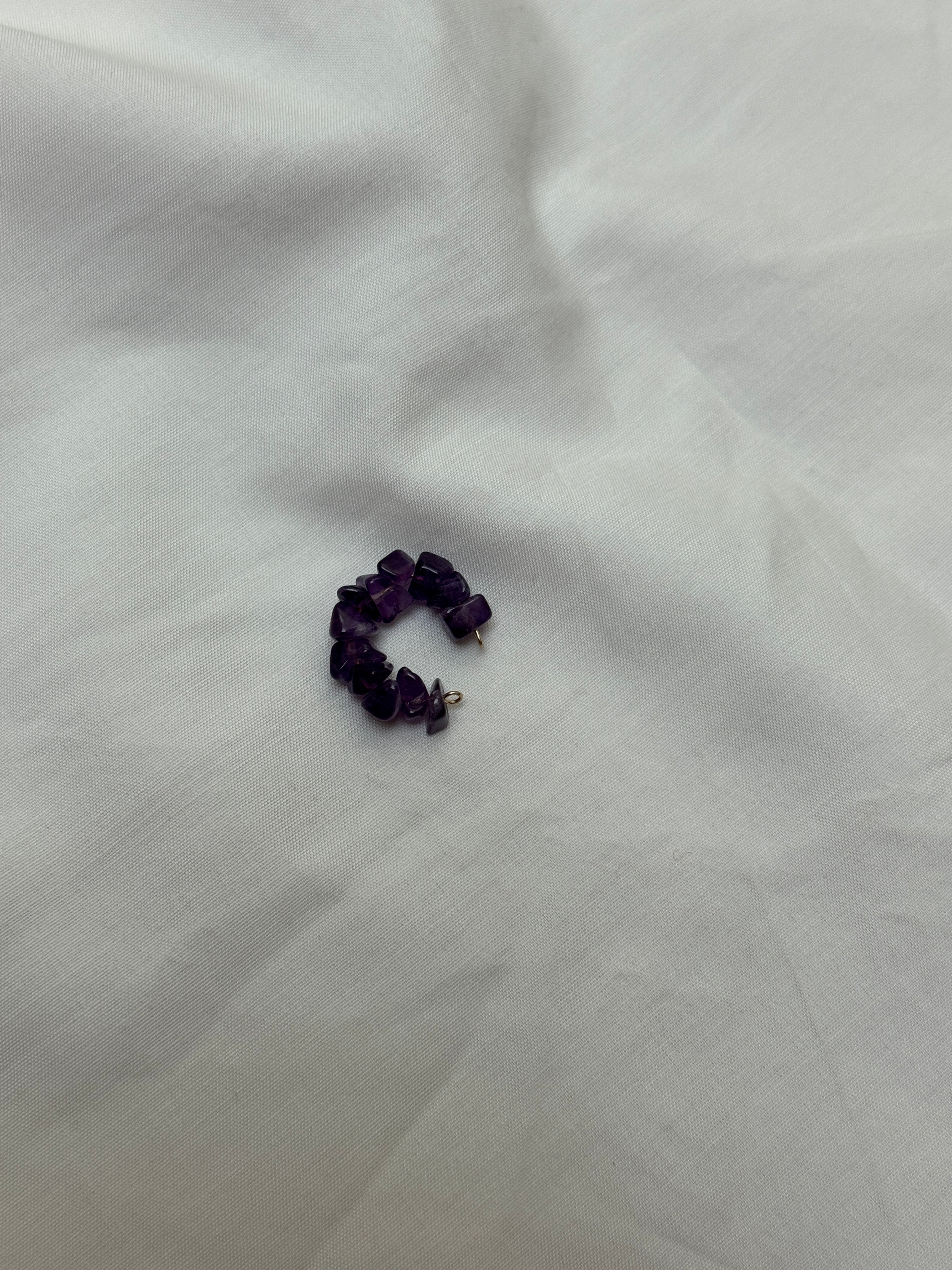Earcuff & Améthyste
