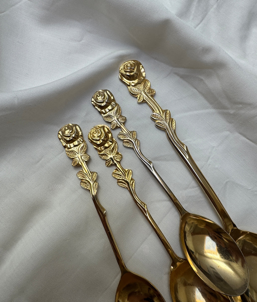 Bague Rose dorée #1